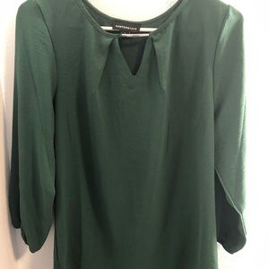 Fortune + Ivy keyhole blouse